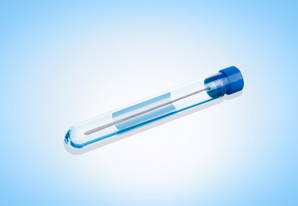 g1023 test tube with swab