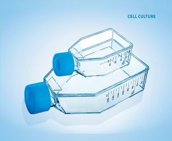Two Distinct Surfaces and Three Intimate Designs of the Cell Culture Flask