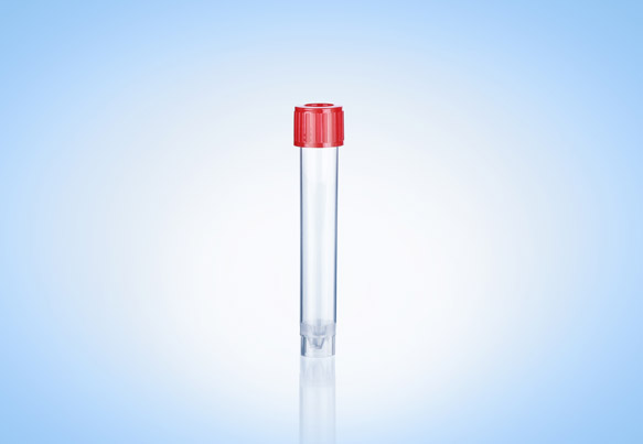 d1038 specimen tube with red cap